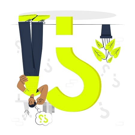 疑問を持つ男性