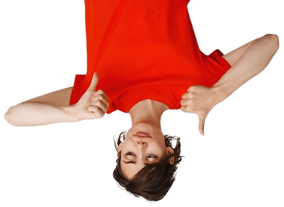 メリットとデメリットを比較する女性